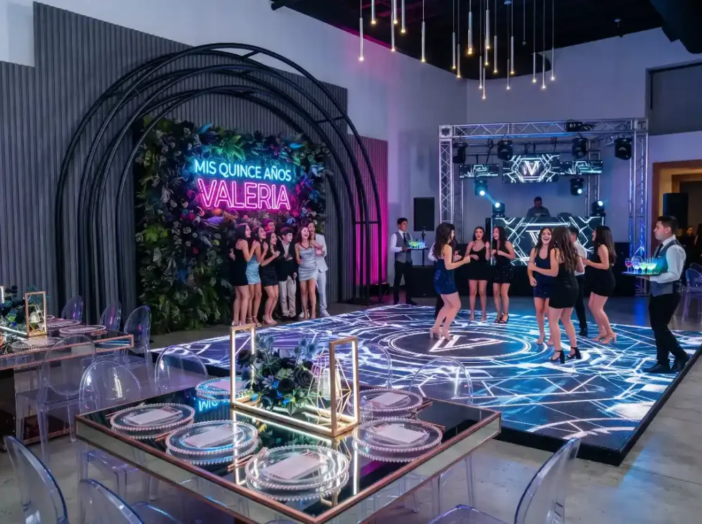 Modernidad futurista: El auge del estilo Neon Glow y el Glam Industrial