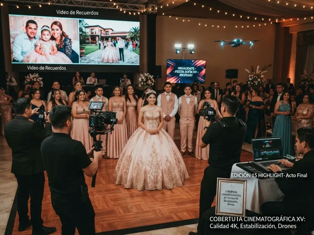 3. Cobertura de Video en Formato Cinematográfico