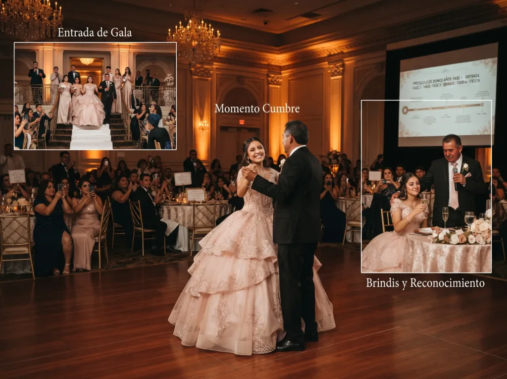 protocolo de una fiesta de Quince Años