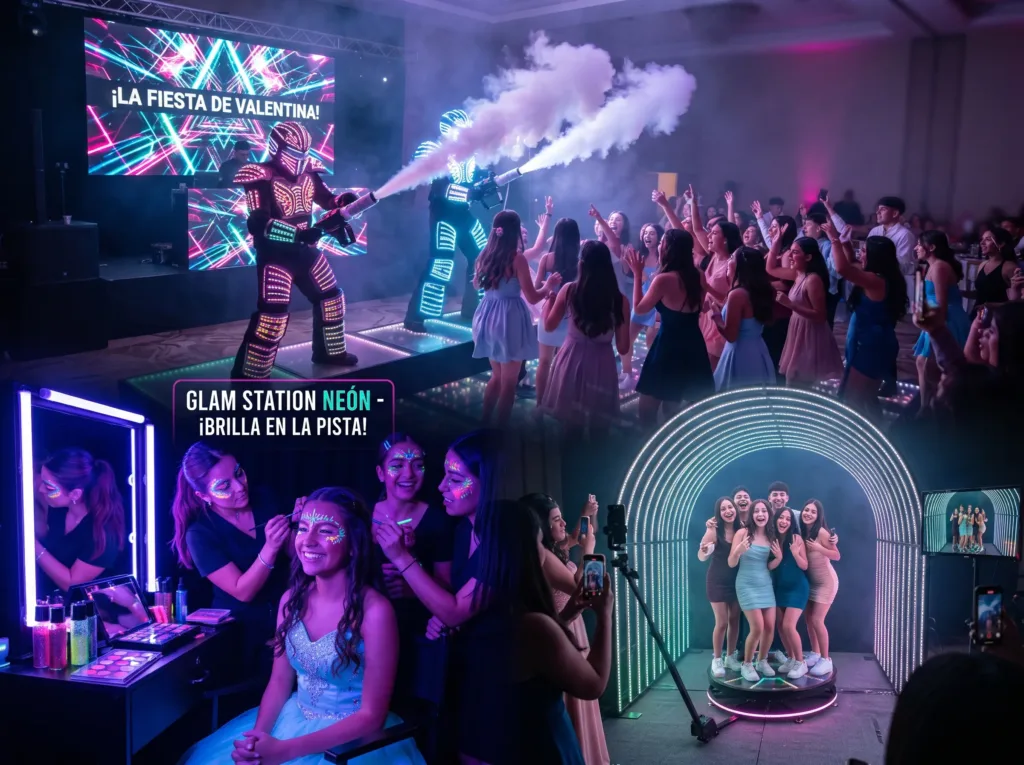 shows de robots LED combinado